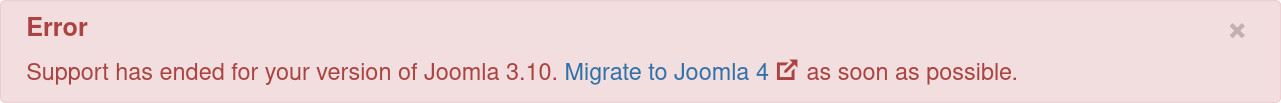 joomla 3.x end of life
